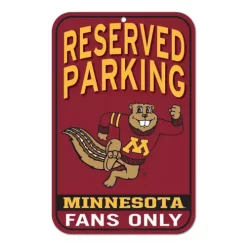 Wincraft Minnesota Golden Gophers 11X17 Plastic Sign