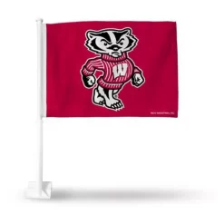Rico Industries Rico Wisconsin Badgers Car Flag