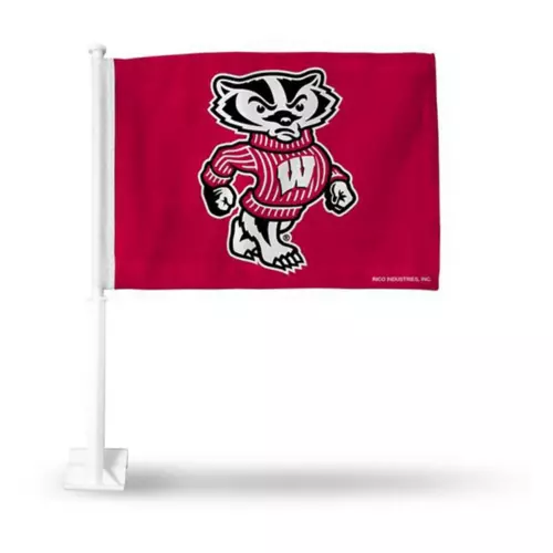 Rico Industries Rico Wisconsin Badgers Car Flag