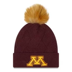 New Era Women's Minnesota Golden Gophers Snowy Knit Beanie