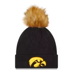 New Era Women's Iowa Hawkeyes Snowy Knit Beanie