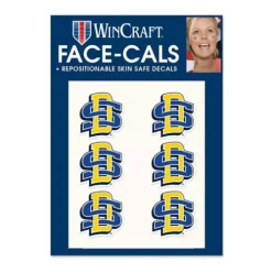 Wincraft South Dakota State Jackrabbits Face Tattoos
