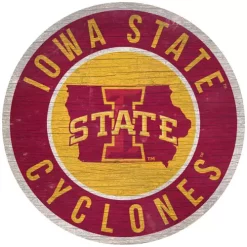 Fan Creations Iowa State Cyclones Circle State Sign