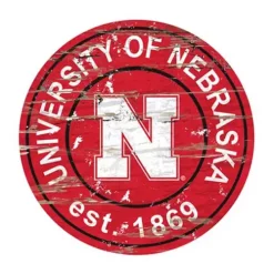 Fan Creations Nebraska Cornhuskers Circle Sign